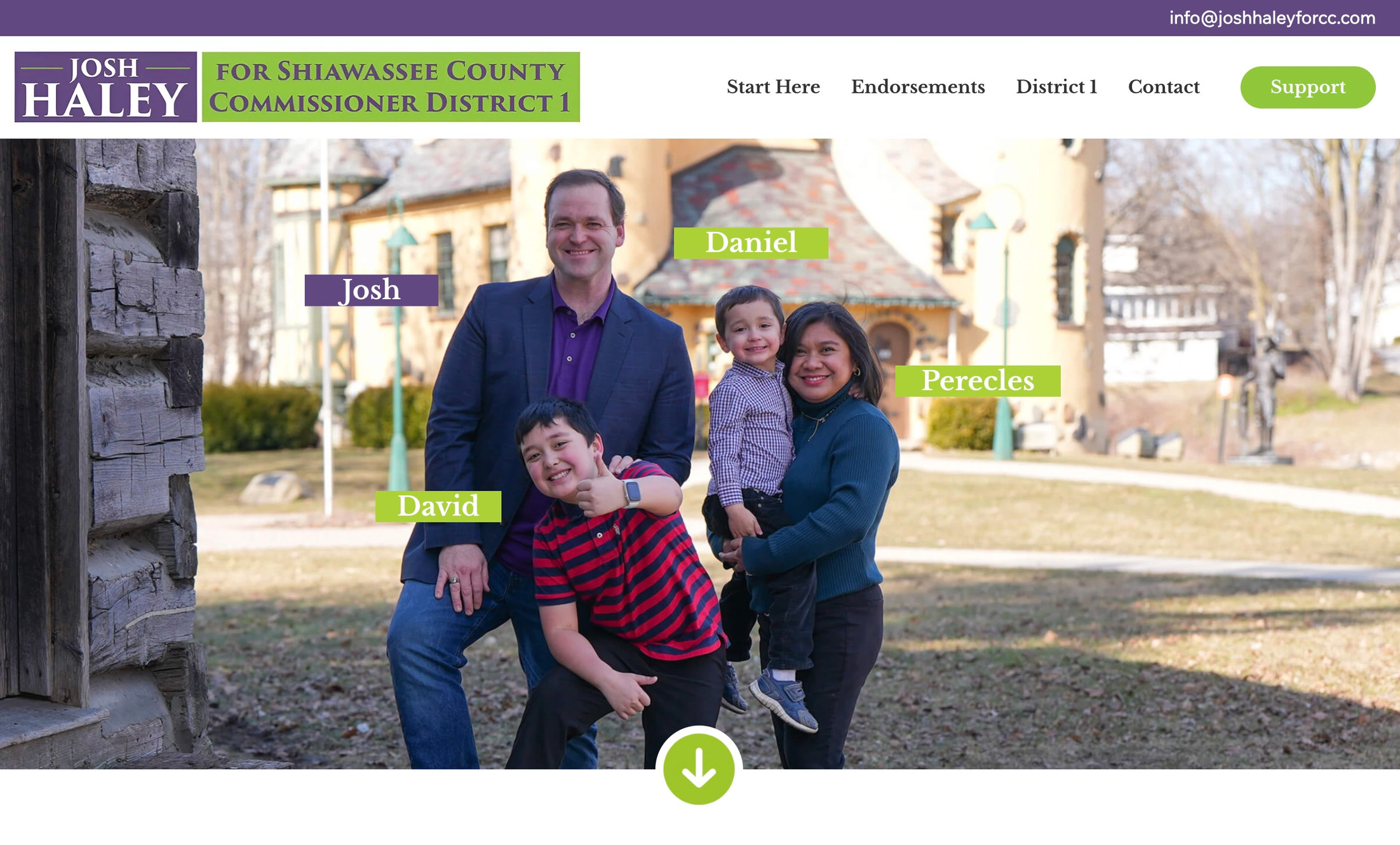 Josh Haley for District 1 County Commissioner Shiawassee, MI