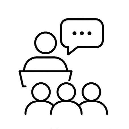 Présentation : orateur et public