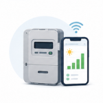 Moniteur solaire connecté à une application mobile