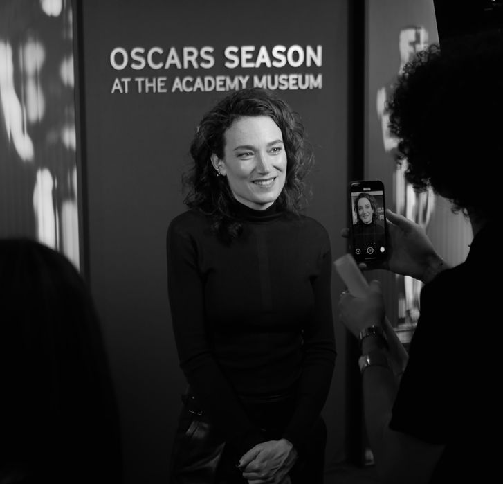 Woman at Oscars Season at the Academy Museum