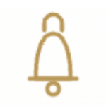 Icône de cloche pour notifications de soins animaux