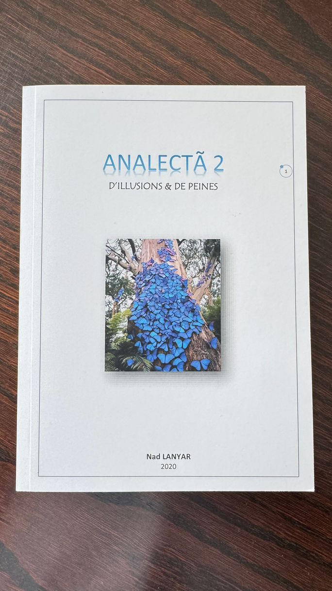 Couverture d'Analecta 2: Illusions & de Peines, Nad Lanar