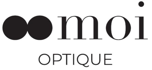 Logo noir et blanc de la marque Moi OPTIQUE.