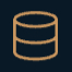 Database icon for security consulting for critical infrastructure