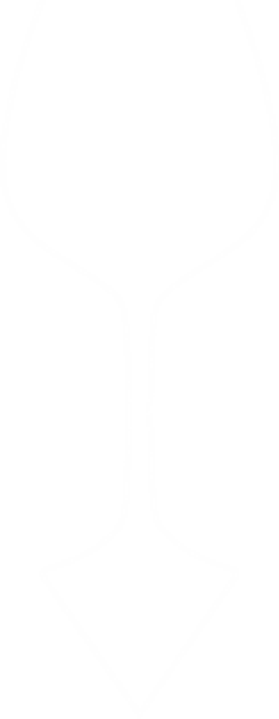 Verre à vin blanc stylisé, icône minimaliste sur fond noir.