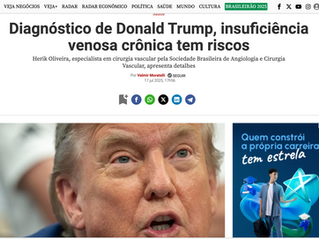 Diagnóstico de Donald Trump, insuficiência venosa crônica tem riscos 