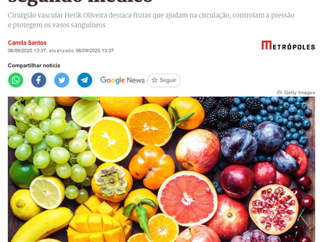 Descubra quais frutas são aliadas da saúde vascular