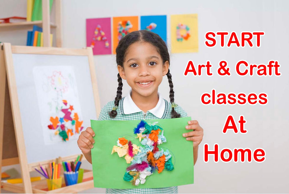 How to start own Art & Craft classes at home in (2023)