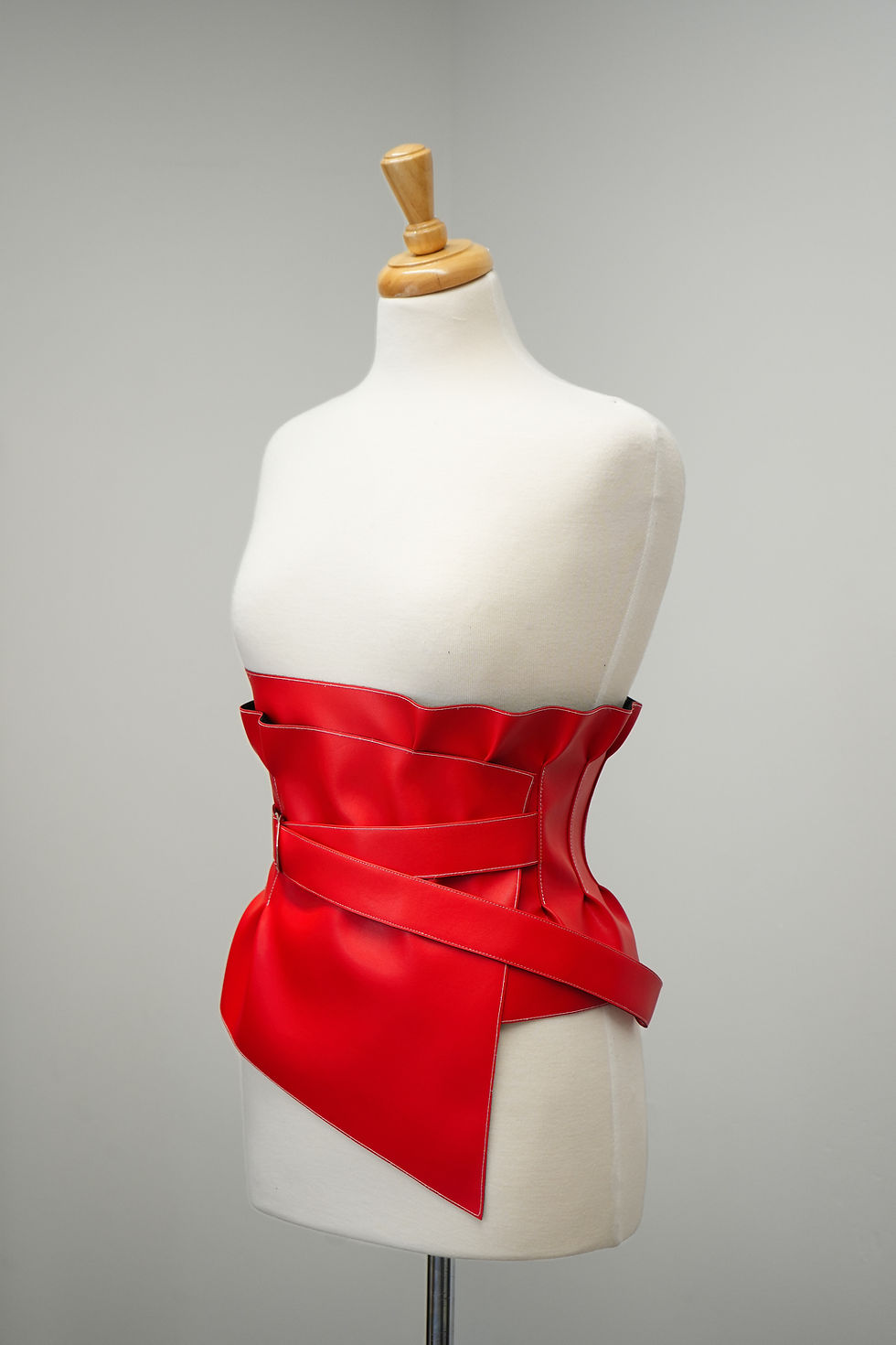 Thumbnail: Cactus corset-belt "Lipstick red"