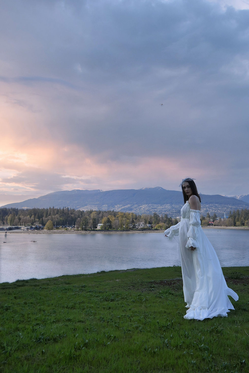 Thumbnail: Rose petals wedding gown