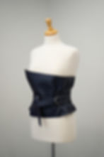 Thumbnail: Cactus corset-belt "Midnight Blue"