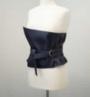 Cactus corset-belt "Midnight Blue"