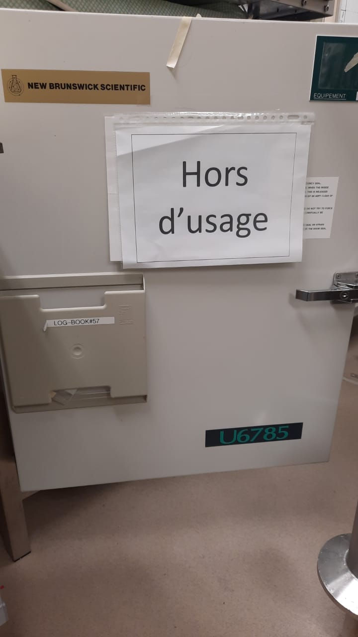 Miniature : Freezer-New Brunswick Scientific-U67-85-1693C