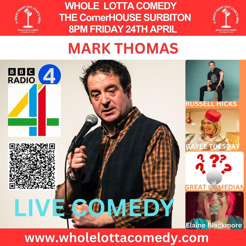 Whole Lotta Comedy at The CornerHOUSE