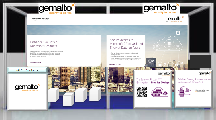 Aménagement du stand Gemalto