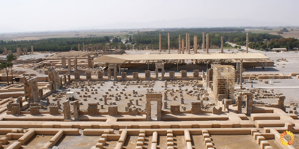 Ruiny stolicy Persji - Persepolis.