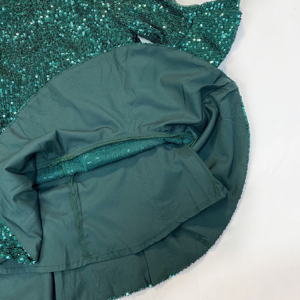 Thumbnail: Emerald sequin dress
