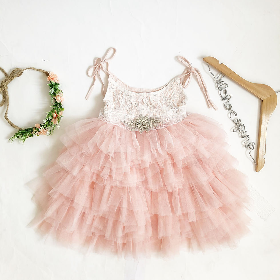Thumbnail: Helena maxi dress (white, pink or champange)