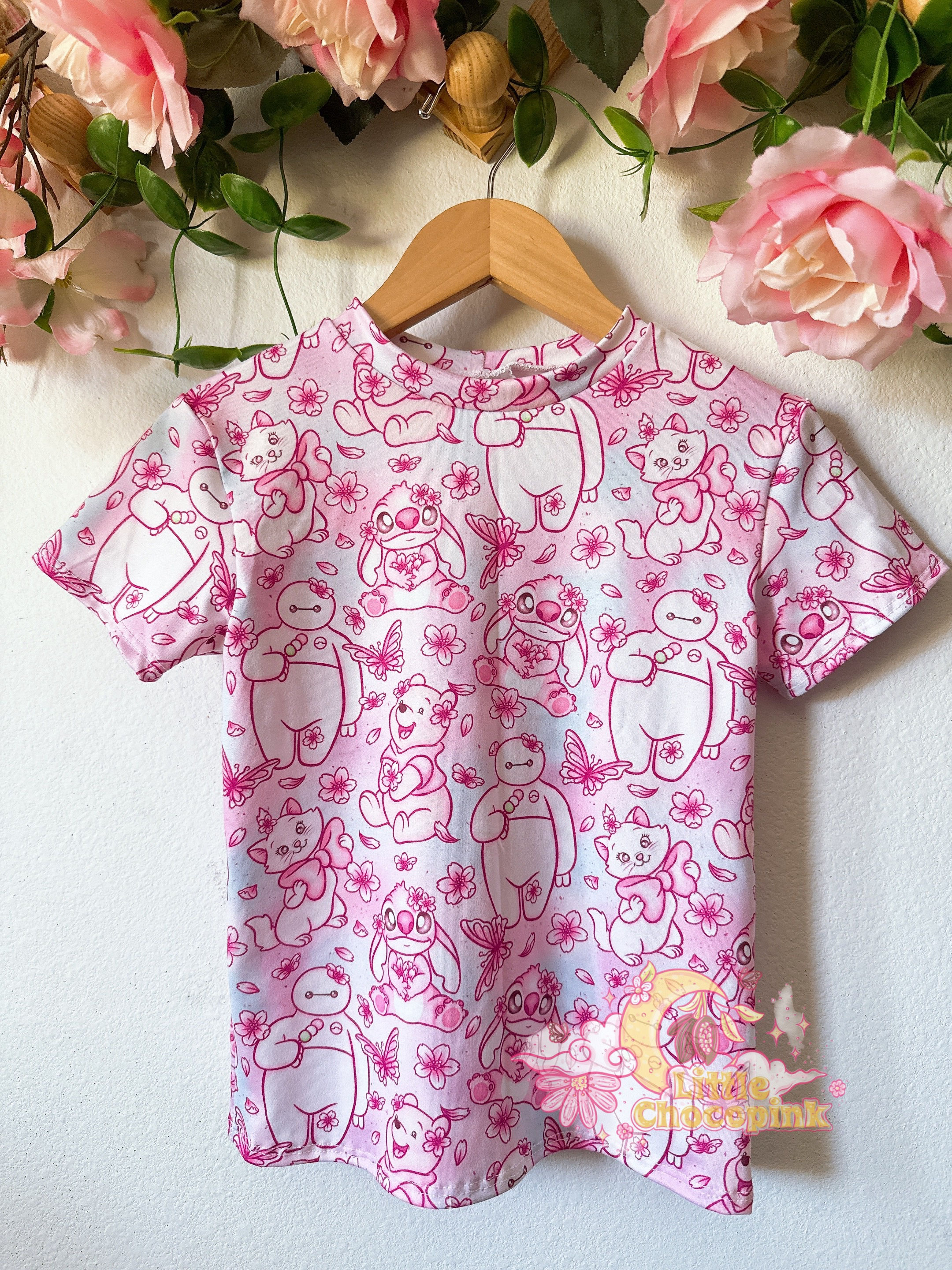 Flower disney tee 3T