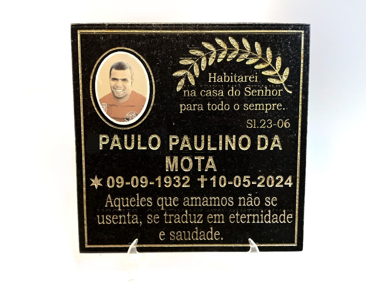 Placa 28 x 28cm - Cod.932