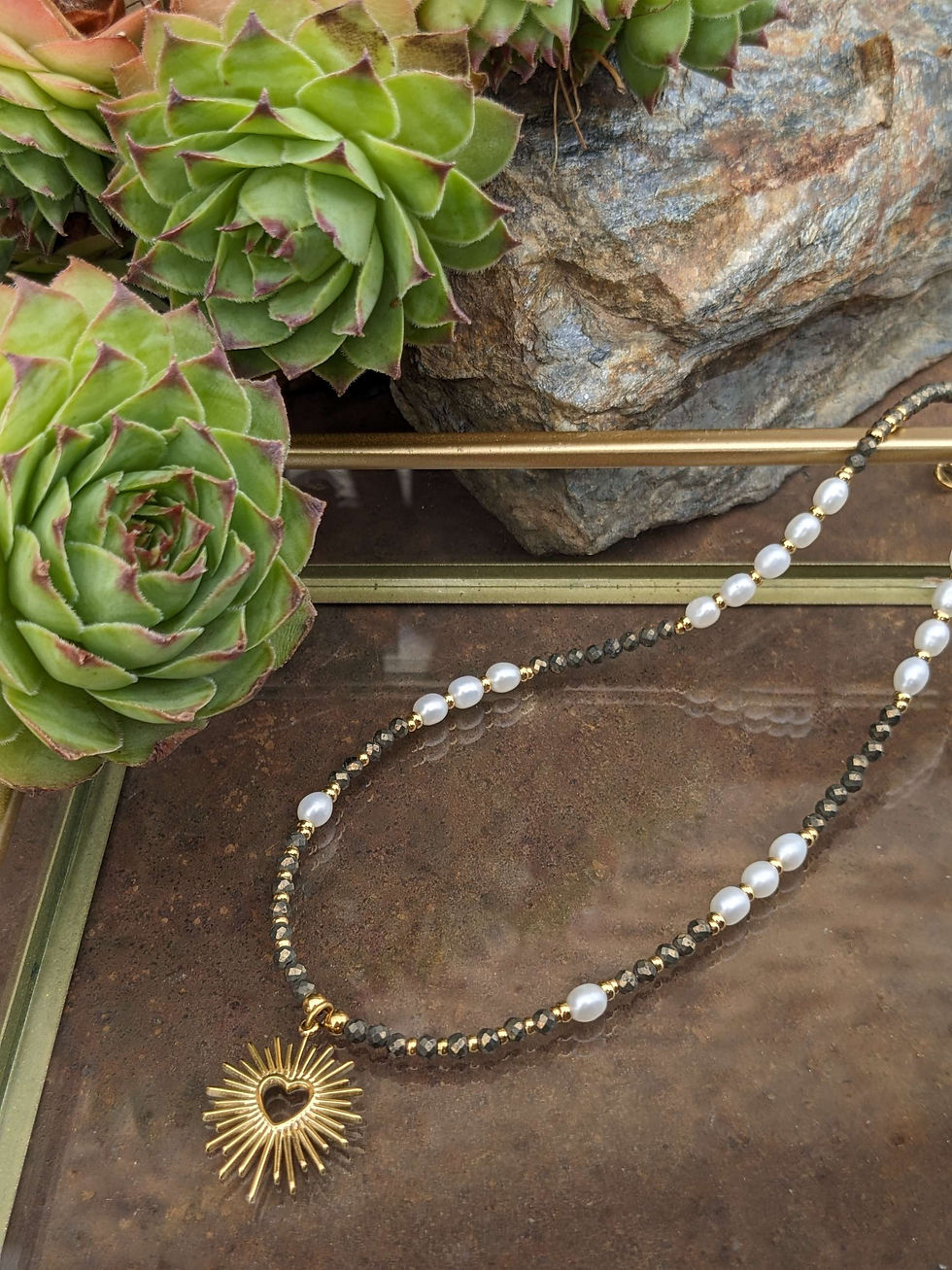 Collier MUCHA • Pyrite