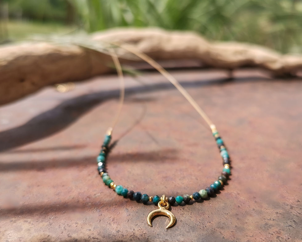 ADÈLE - Collier "Prélude" Chrysocolle