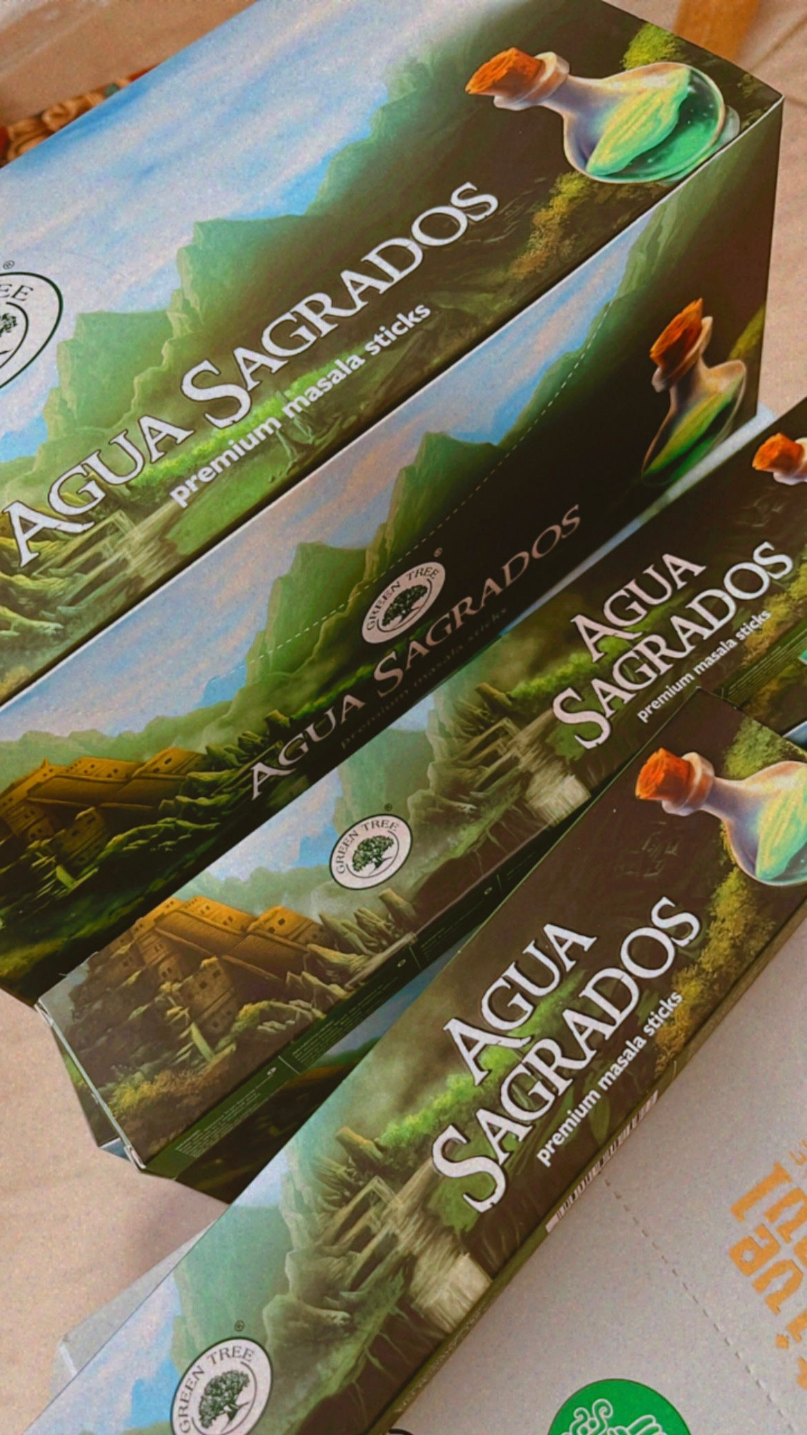 Incienso Green Tree Agua Sagrados