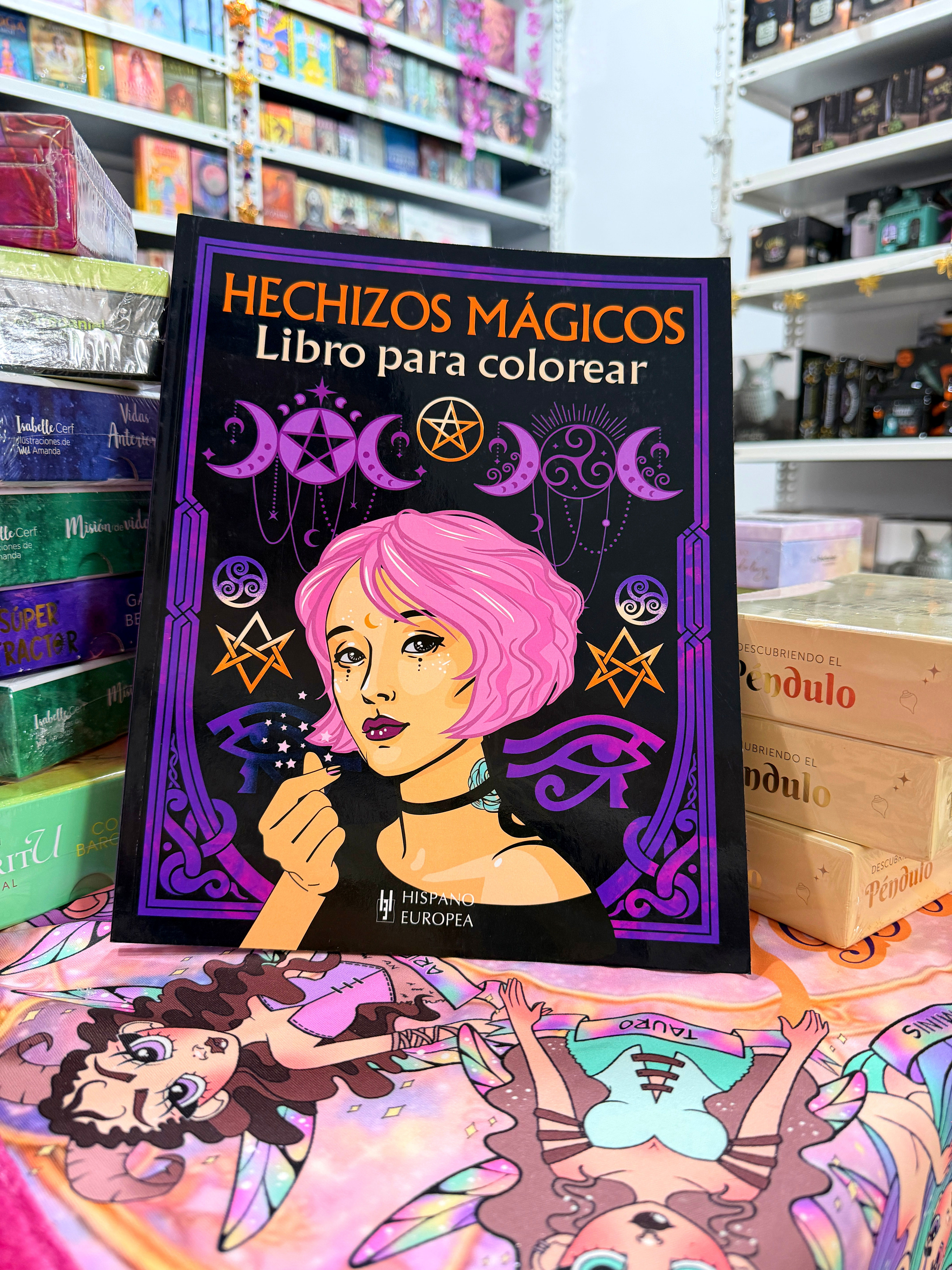Hechizos mágicos. Libro de colorear