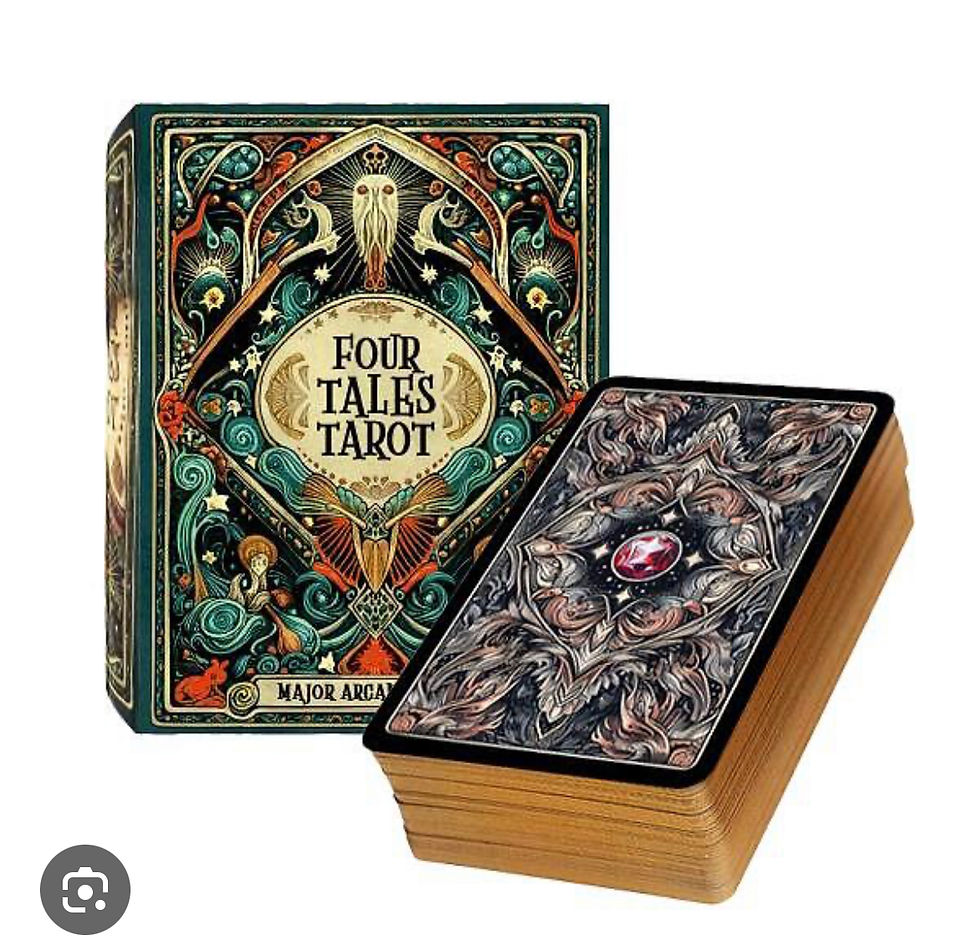 Miniatura: Four tales tarot (inglés)