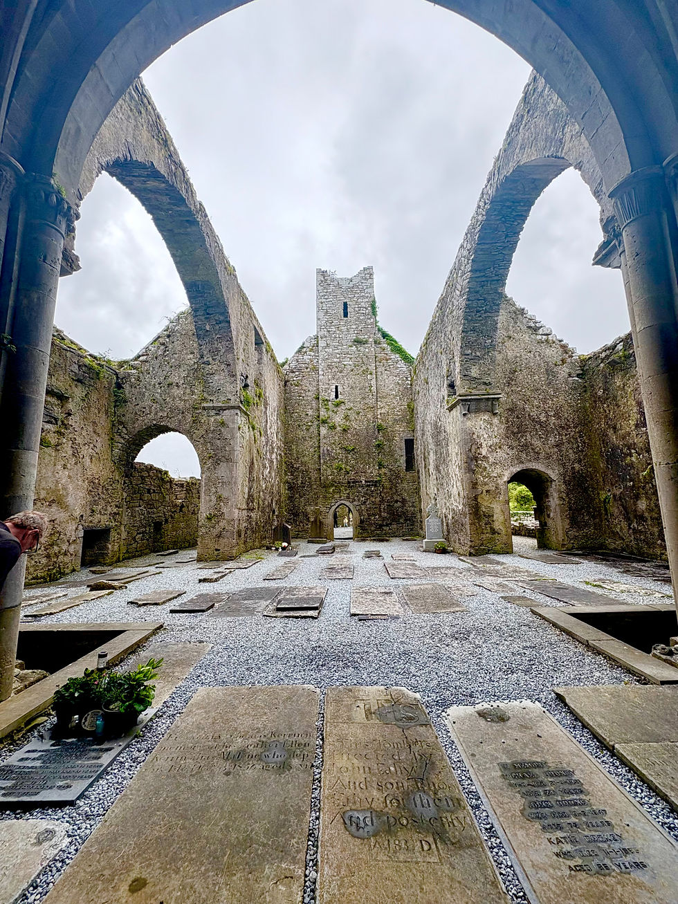 Corcomroe Abbey—interior
