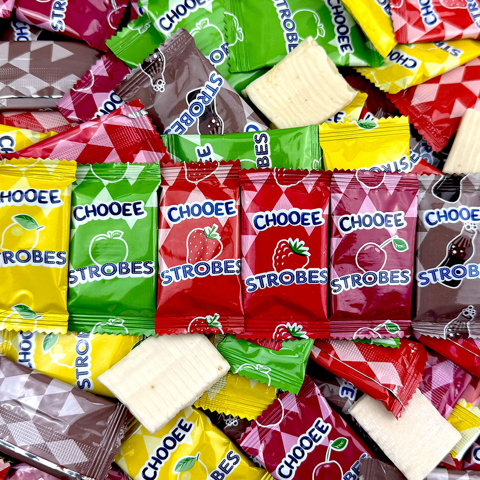 Miniaturbild: Stroobes Kaustreifen ca. 528 Stück (4,3Kg) Wurfmaterial für Karneval & Fasching