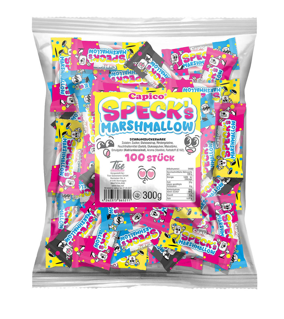 Capico Specks - gezuckerte Marshmellows (100 Stk./300g)