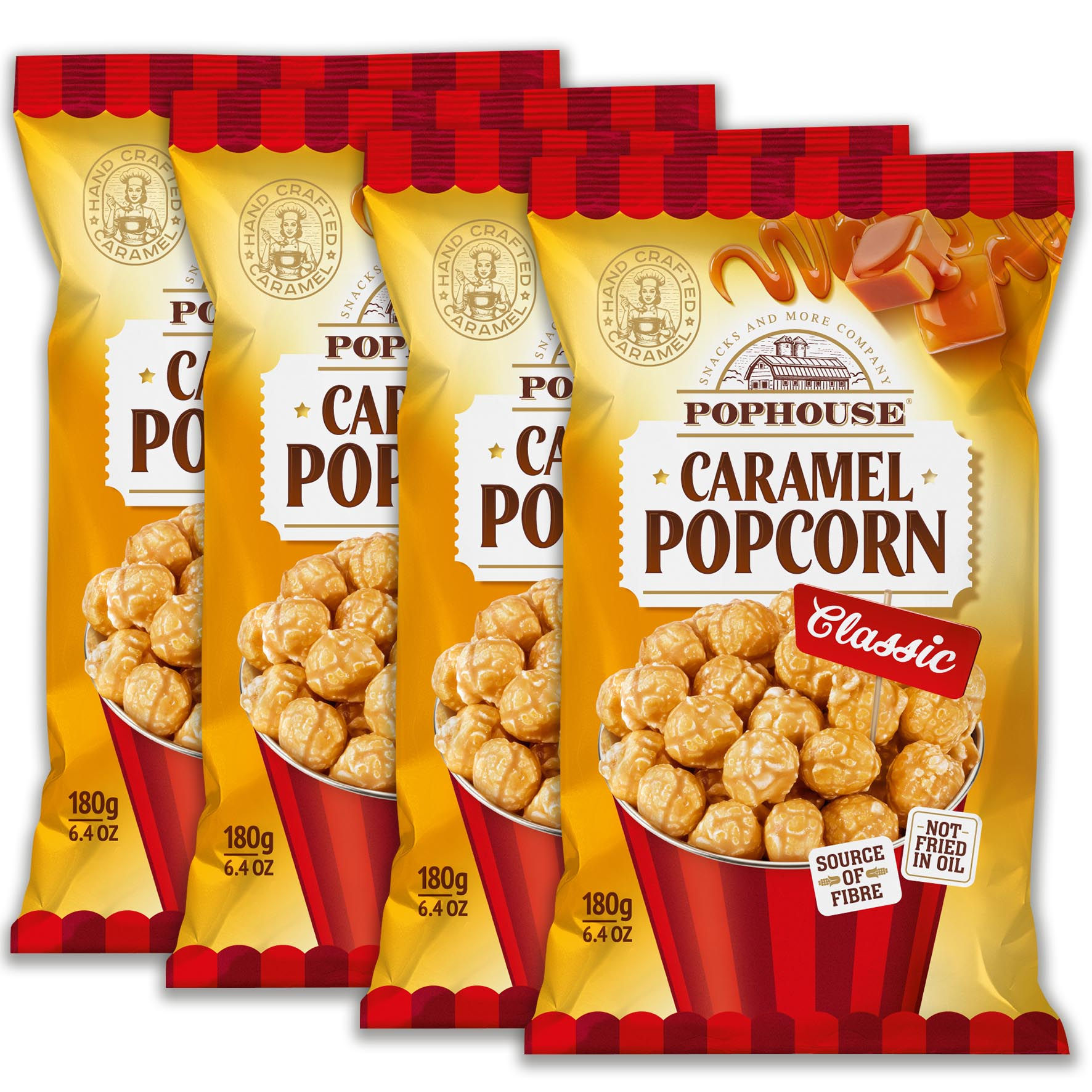 Karamell Popcorn Classic (4x180g) 720g