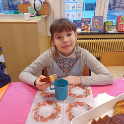Petit déjeuner de Noël offert