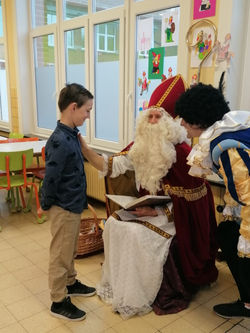 Visite de saint Nicolas