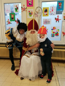 Visite de saint Nicolas