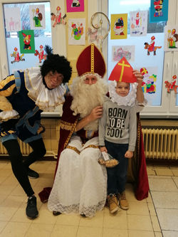 Visite de saint Nicolas