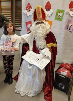 Visite de saint Nicolas