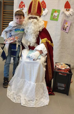 Visite de saint Nicolas