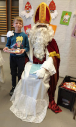 Visite de saint Nicolas