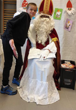 Visite de saint Nicolas
