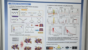 Presenting research and receive an award at 2026 KFPE Spring Meeting