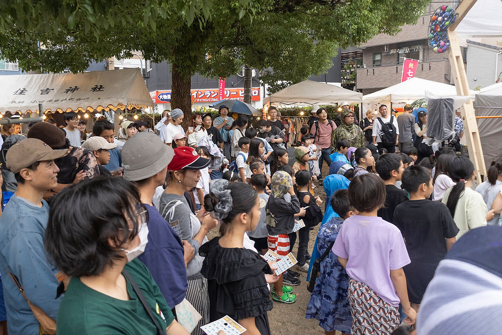 ▲えのえん祭 2026の四貫島住吉神社。