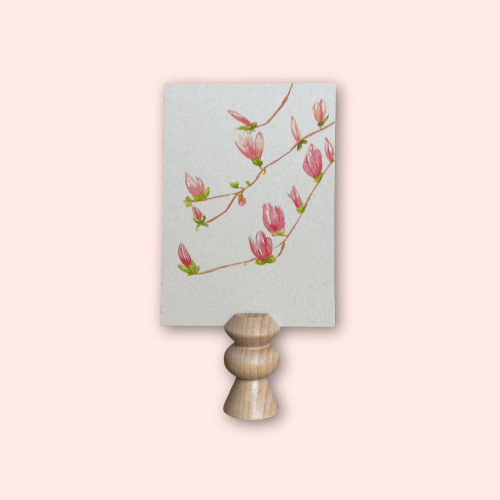 Thumbnail: Kopie van Aquarel wenskaart A6 (10,5x14,8)  | Magnolia (B2B)
