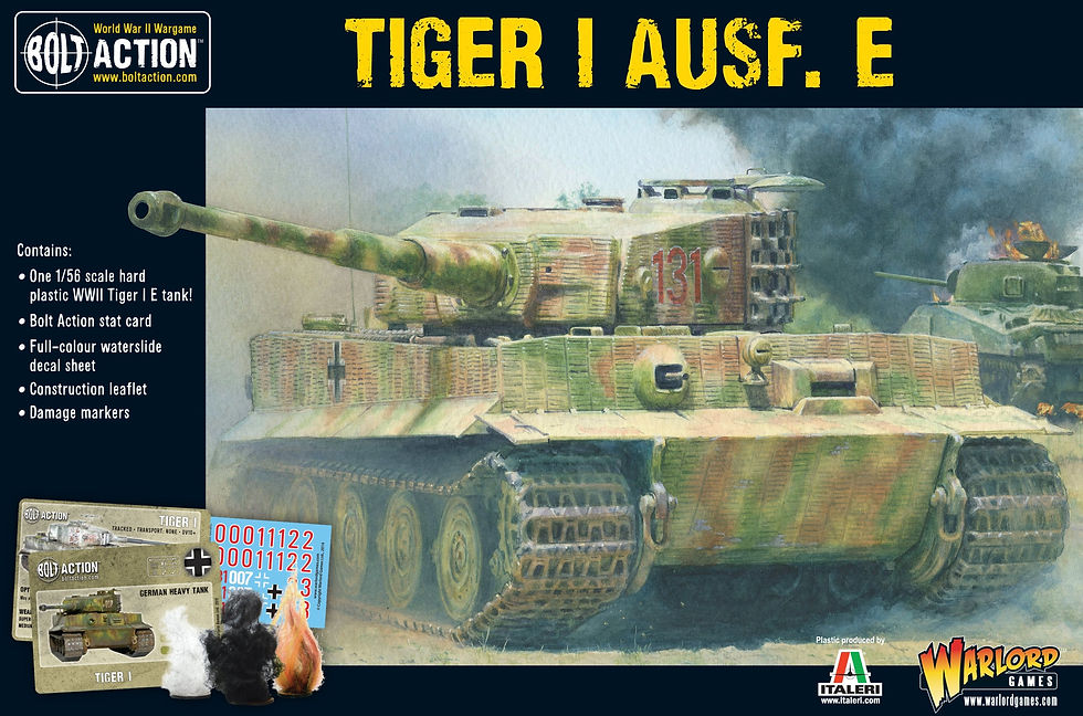 bolt action Tiger I Ausf. E Heavy Tank