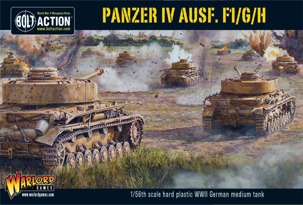 bolt action Panzer IV Ausf. F1/G/H Medium Tank (Plastic)