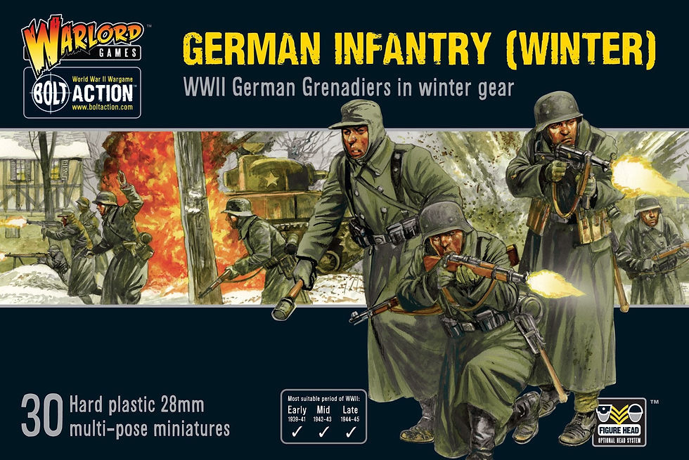 Winter German Infantry Plastic Boxed Set