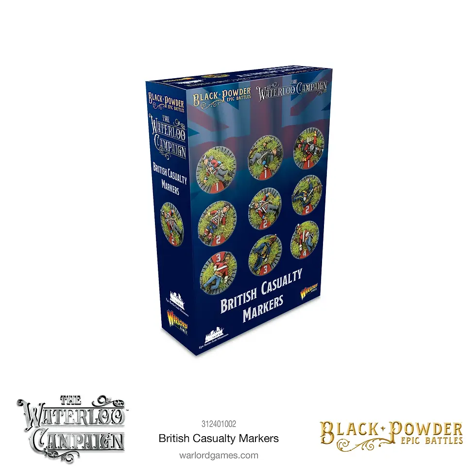 Thumbnail: Black Powder Epic Battles: Napoleonic British Casaulty Markers
