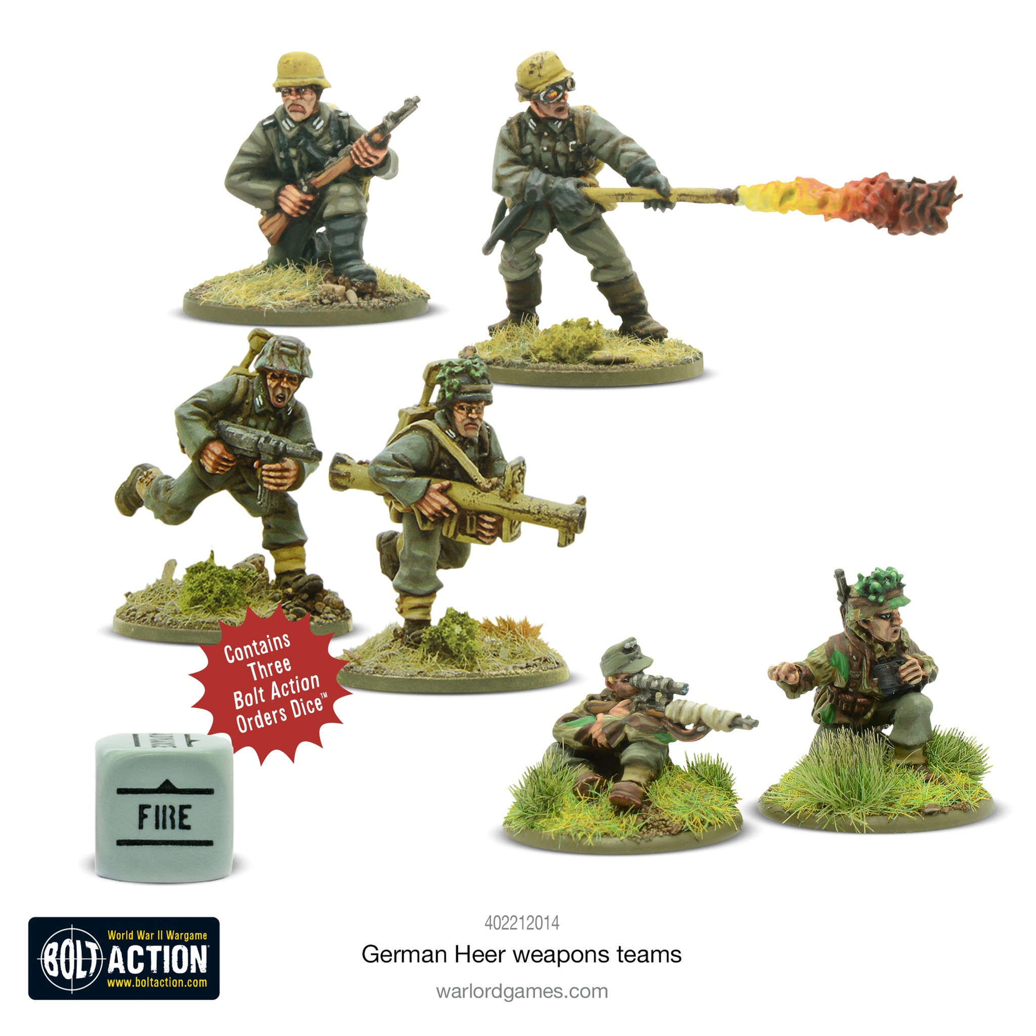 bolt action German Heer Weapons Team