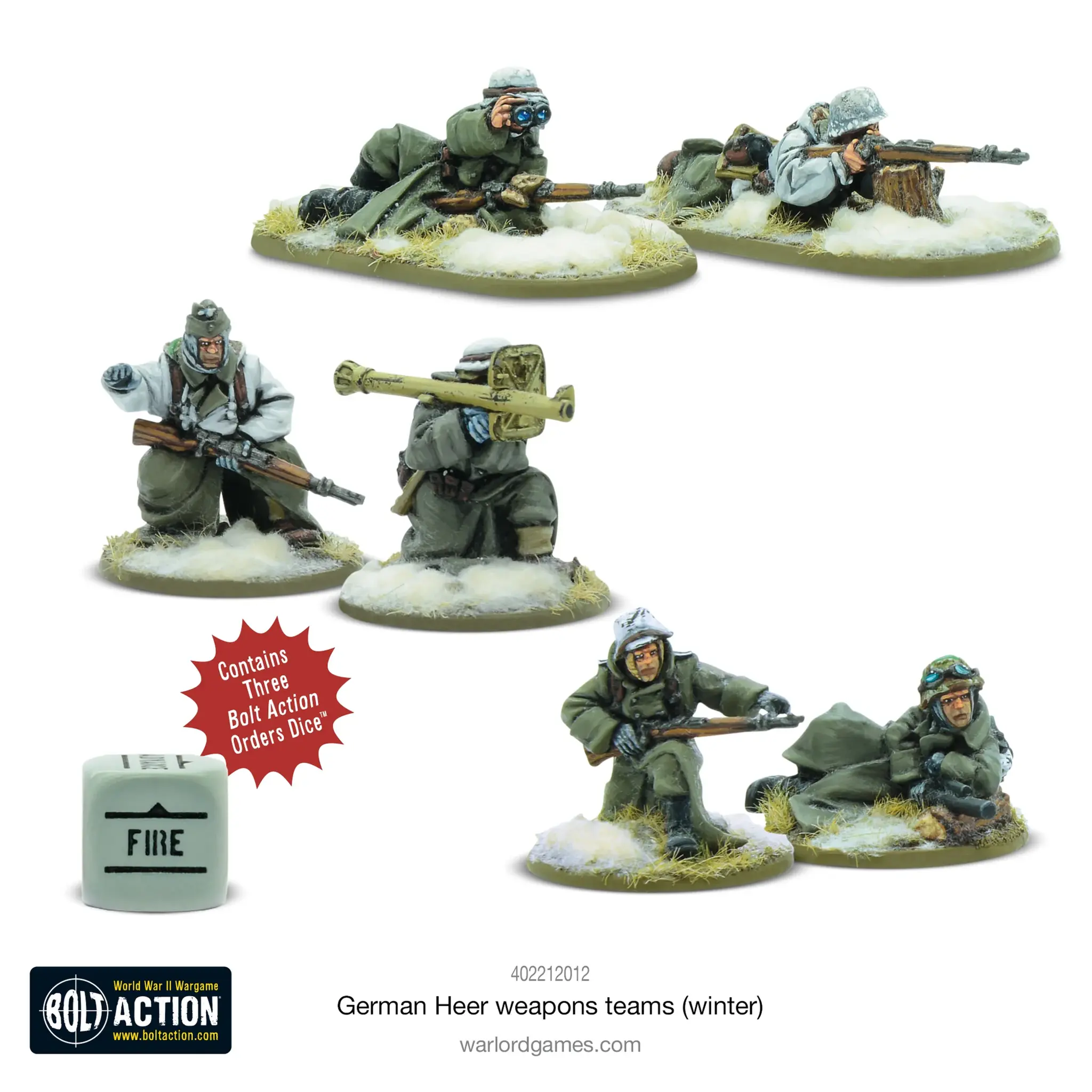 Winter Fallschirmjäger Weapons Teams